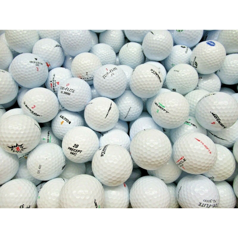50 Mixed Pearl / Pearl 1 Grade Golf Balls – Top Flite / Pinnacle / Wilson / Maxfli / Strata