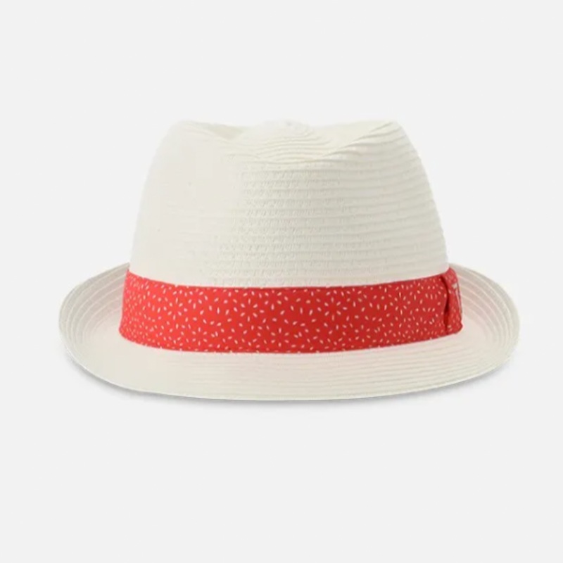 Cherv Wanitas Hat – White/Pink Band