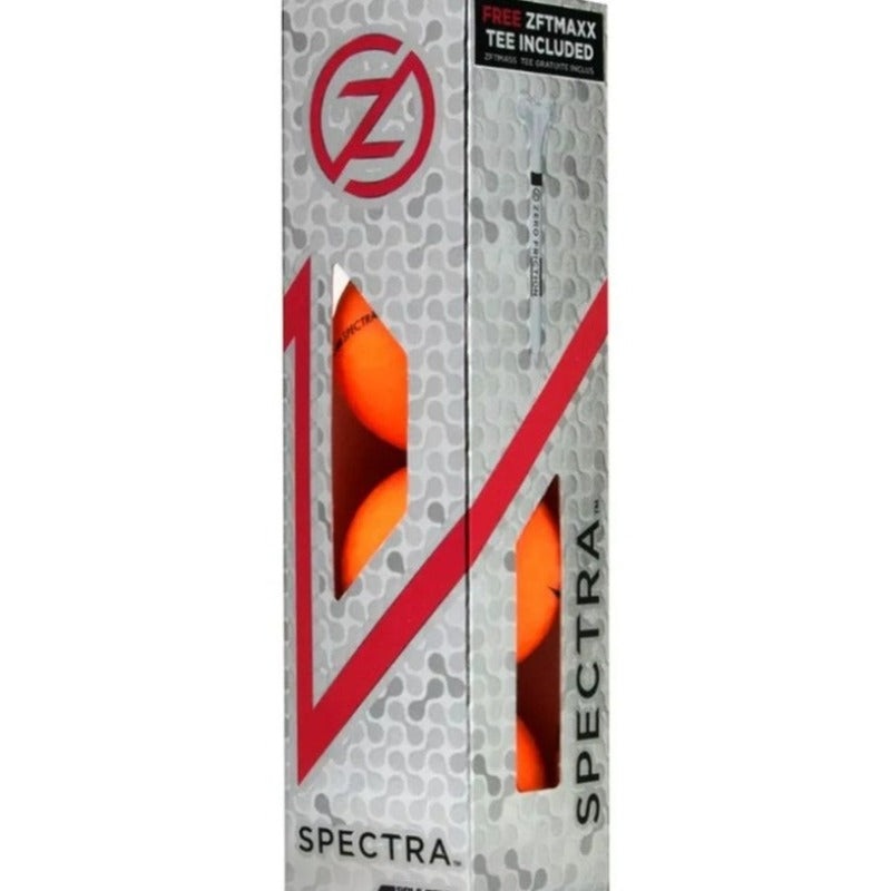 Zero Friction Spectra Golf Balls – 4 pack – Orange