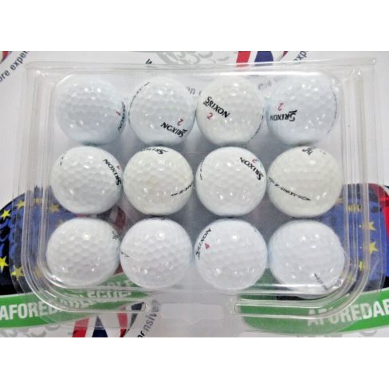 12 Srixon Z-Star Xv Golf Balls Pearl/Pearl 1 Grade