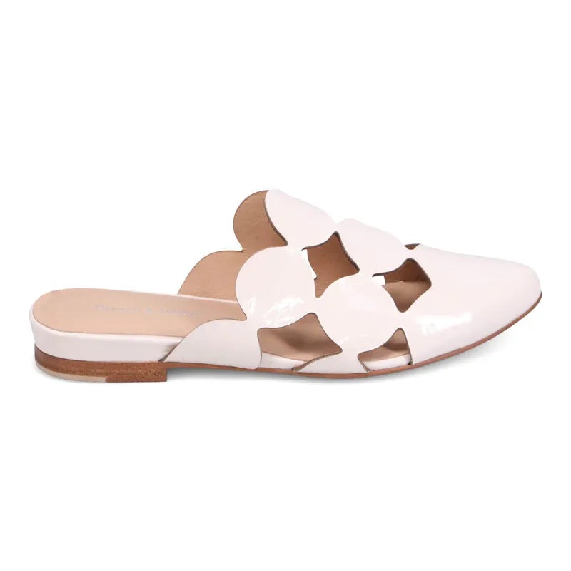 Django & Juliette Forli Mule  – Ivory Patent