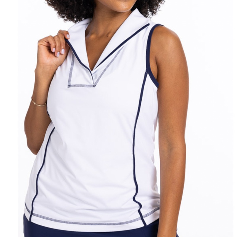 Kinona PV Roll to the Hole S/L Top – White