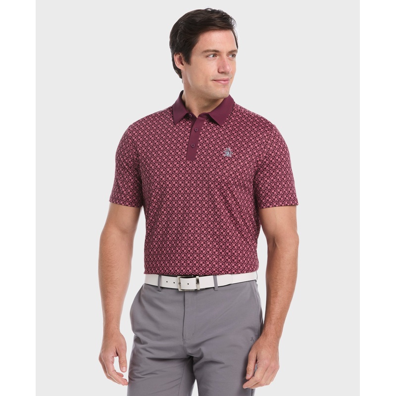 Men’s Pete’s Geo Color Block Golf Polo
