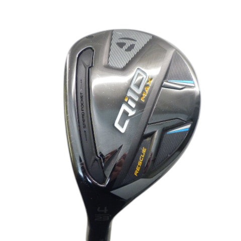 TaylorMade: Qi10 Max Rescue 4H Hybrid Graphite Stiff Left Hand
