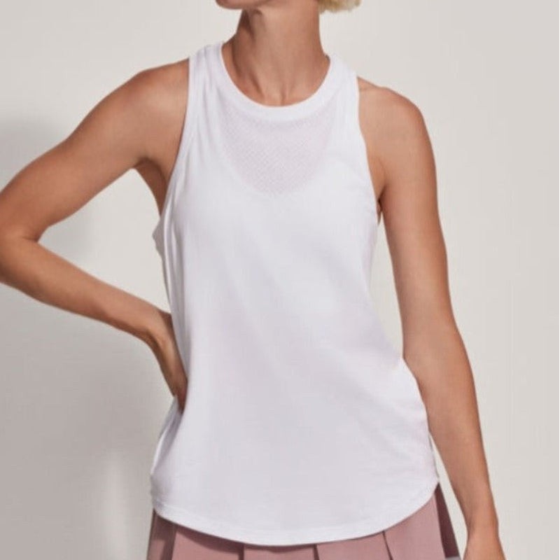 Varley Dacey Longline Tank – White