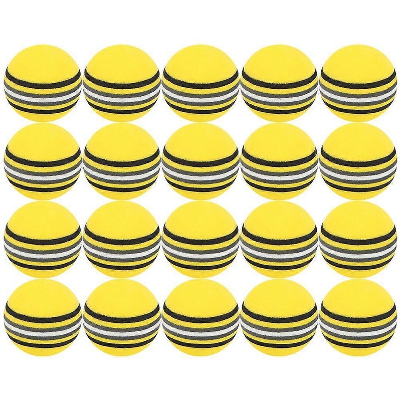 20pcs 42mm Golfs Rainbow Ball Indoor Golfs Hitting Putting Practice Aids