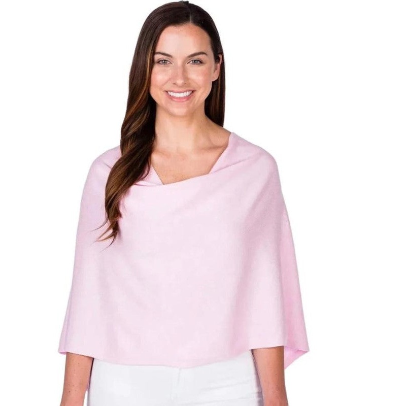 Alashan Cashmere Trade Wind Topper – Bermuda Pink