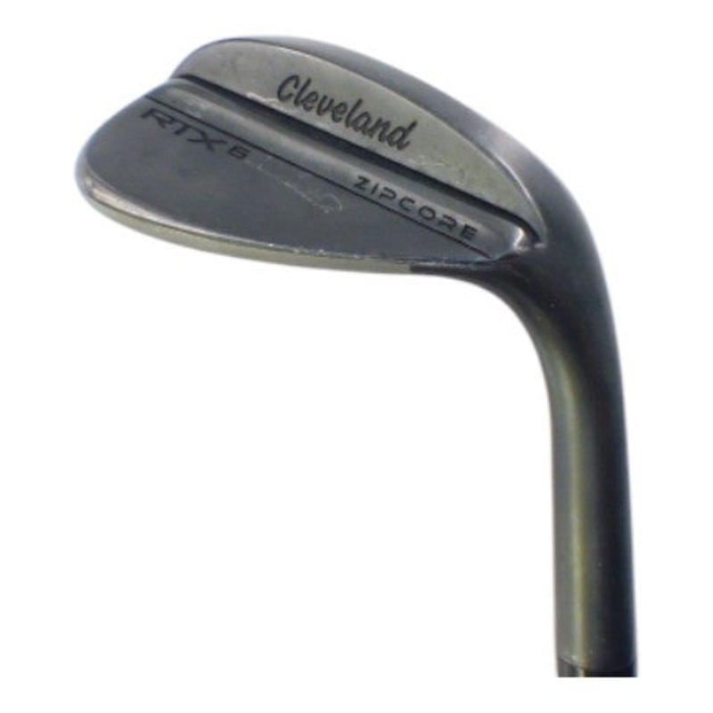 Cleveland: RTX 6 ZipCore Black Satin 58 Mid Wedge Graphite Ladies Right Hand