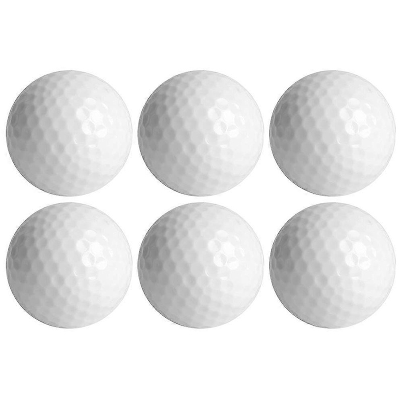 LED Glowing Golf Ball, Pack of 6 LED Glowing Golf Balls, Bright Attractive Golf Ball, Bright, Attractive for Night Training During the Day ORANGE