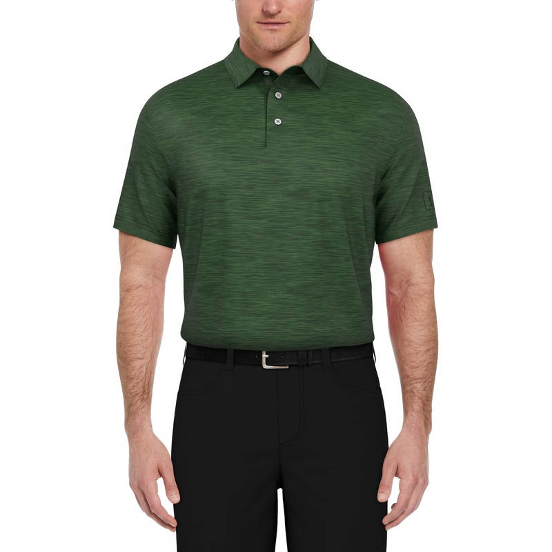 Men’s AirFlux Jaspe Golf Polo|Deep Sea Grn Htr|S|M|L|XL|XXL|XXXL