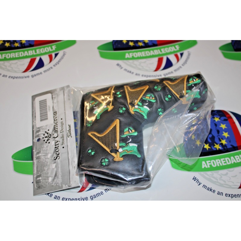 Scotty Cameron ST Patricks Day Dueling Harps Slainte Blade Putter Cover