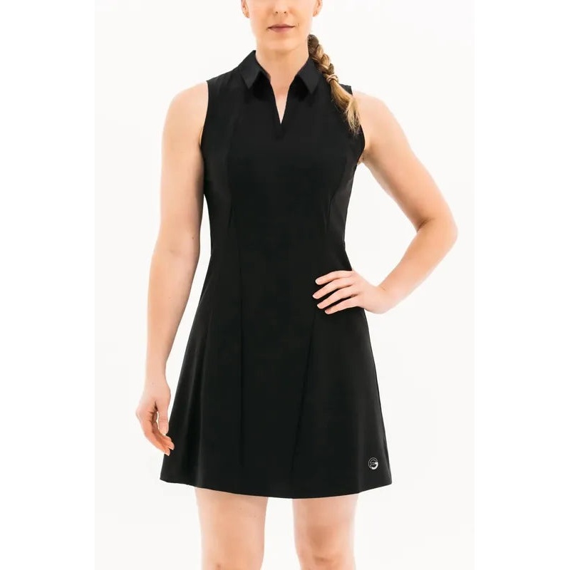Foray Golf Core S/L Dress – Black