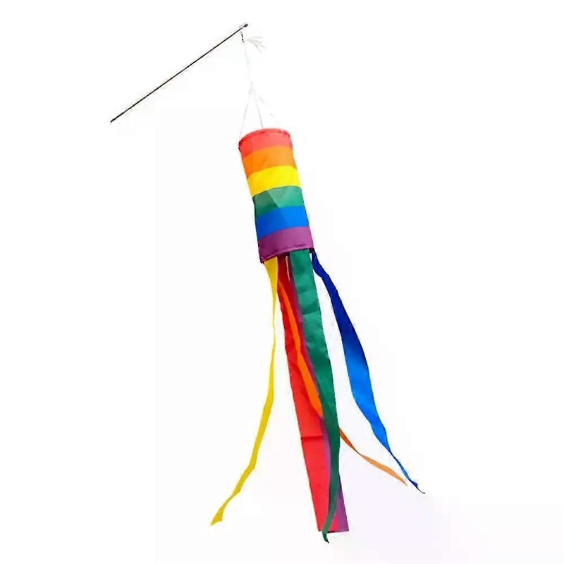 Lgbt Flag Gay Flag Windsock Rainbow Pride Flag Waterproof Wind Direction Measurement Outdoor Backyard Garden Hanging Decorations