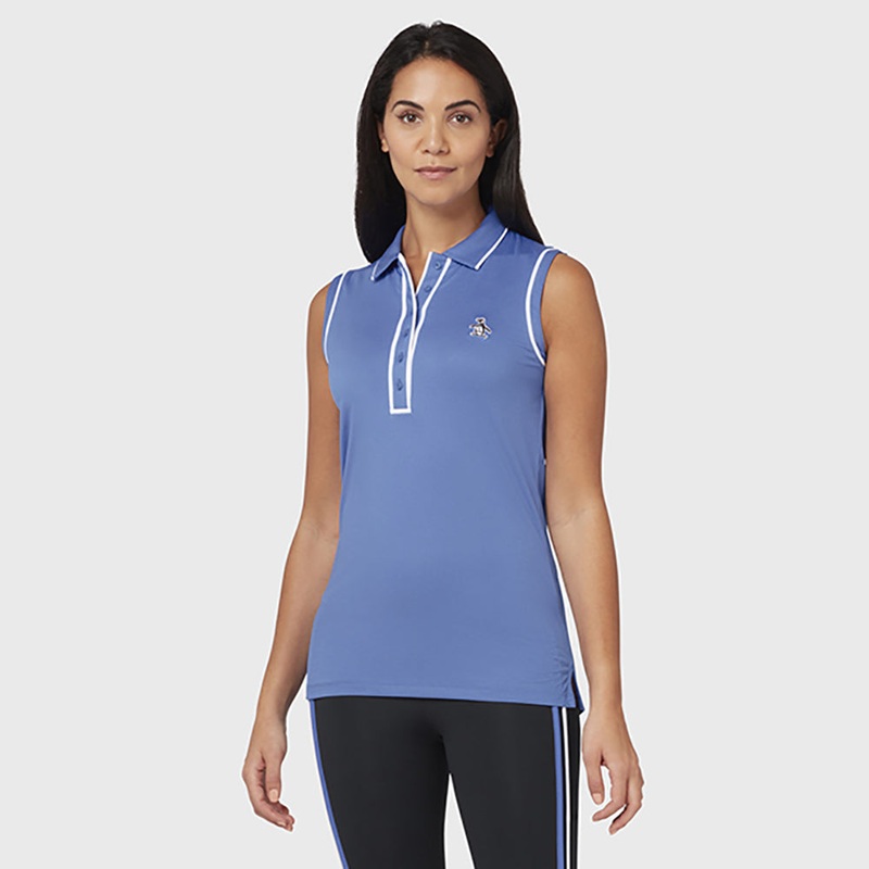 Original Penguin Ladies Piped Sleeveless Polo – Last One XS Only Left