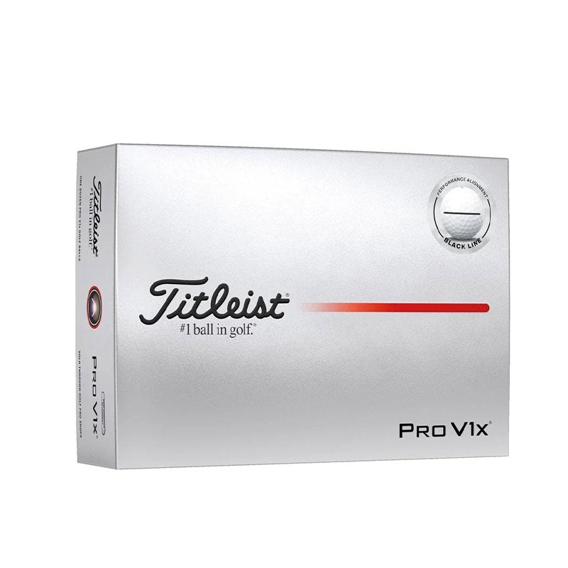 TITLEIST Pro V1x Enhanced Alignment (2025) (Black) Golf Ball