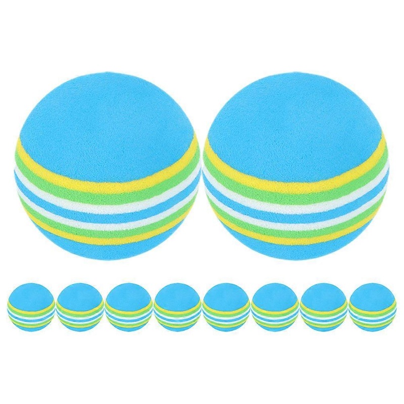 10pcs Indoor Golf Training Balls Colored Practice Balls for Dogs and Cats Toys