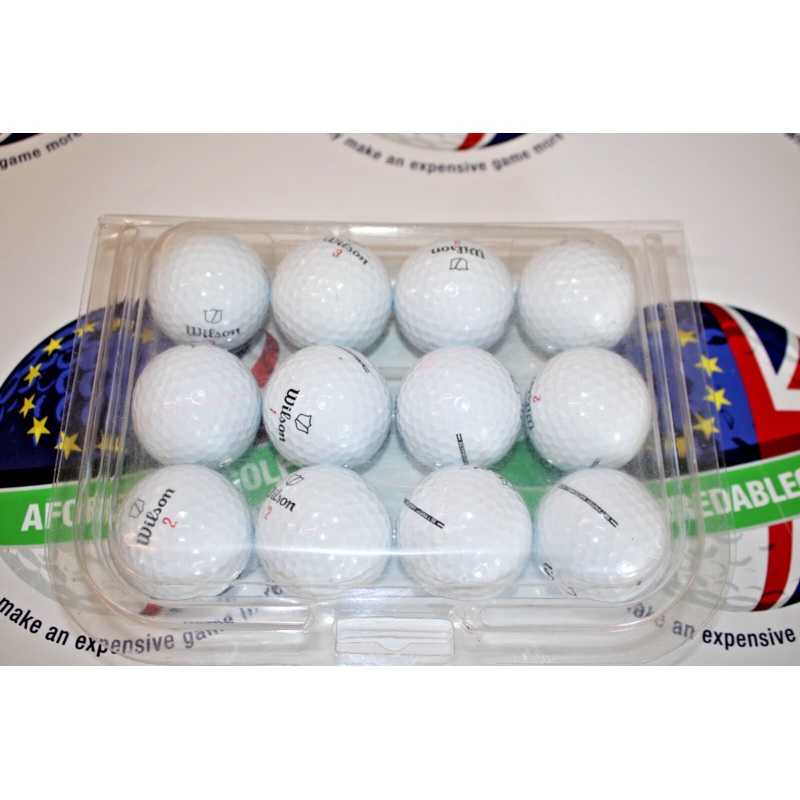 12 Wilson Staff Model X Golf Balls Pearl/Pearl 1 Grade