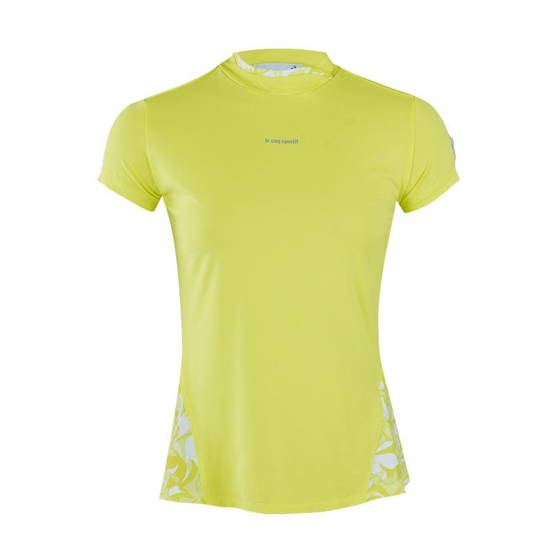 LE COQ SPORTIF GOLF Rijoume Women’s Flare Mock Shirt (Yellow)