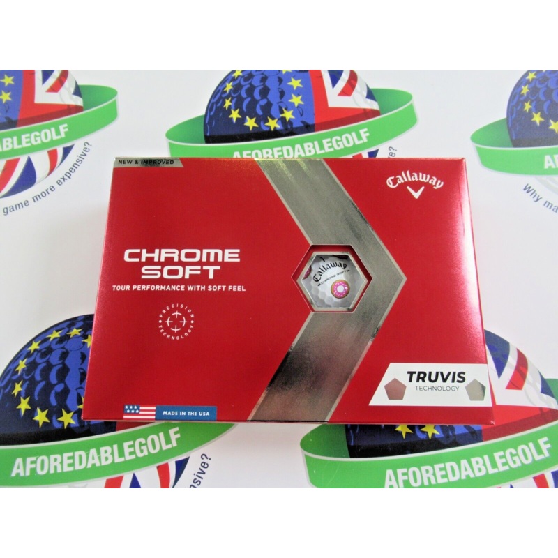 New 12 Callaway Chrome Soft Truvis National Donut Day Limited Edition Golf Balls