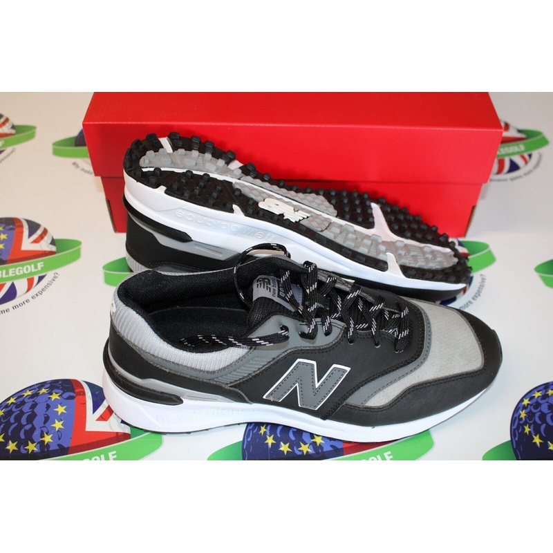New Balance Waterproof 997 Sl Golf Shoes Black/Grey UK Size 9.5 Medium