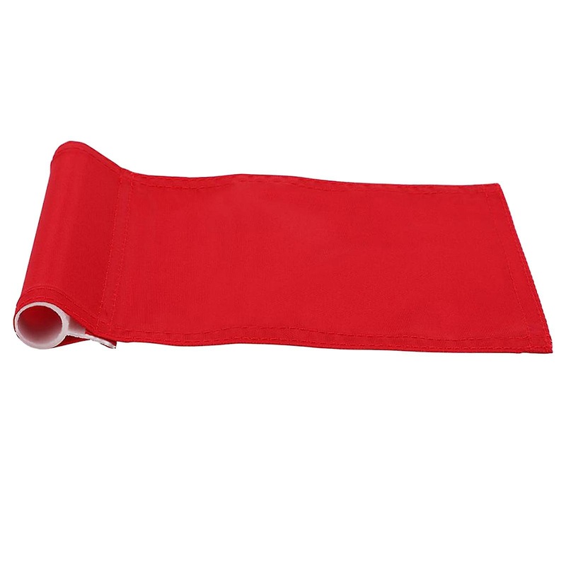 Solid Color Golf Pin Flag, 9.65 L X 5.9 H, Putting Flags For Yard Red