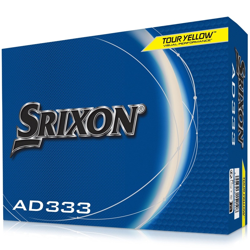 Srixon AD333 Golf Balls 1 Doz – Tour Yellow
