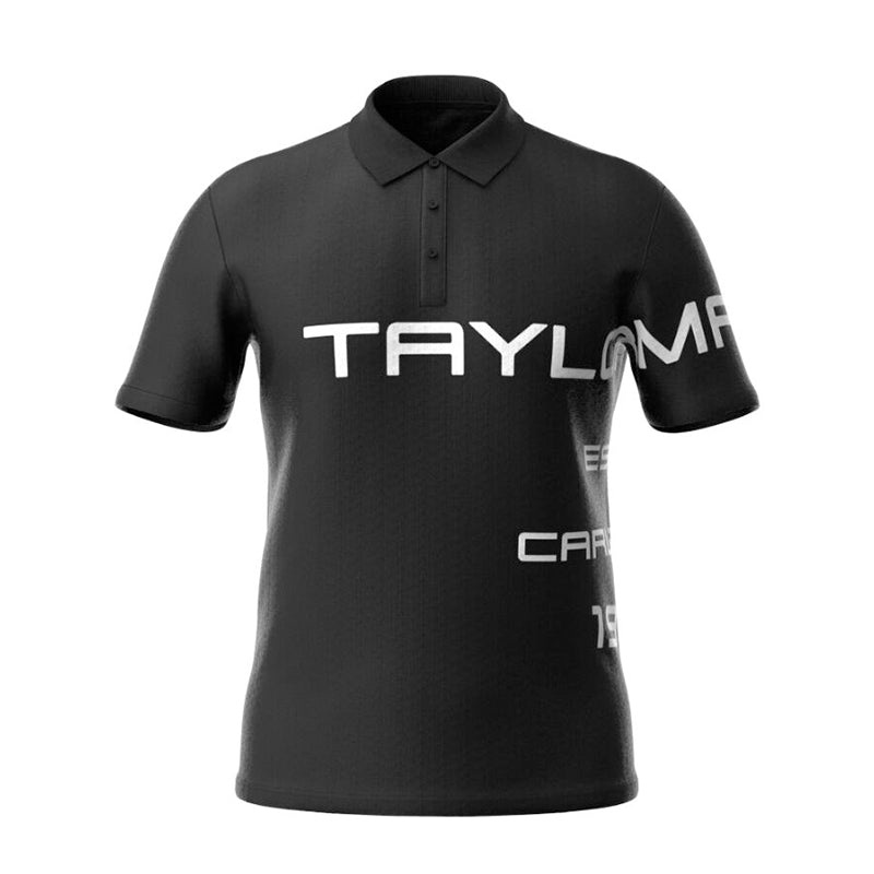 TAYLORMADE Big Letter Men’s Polo (Black)