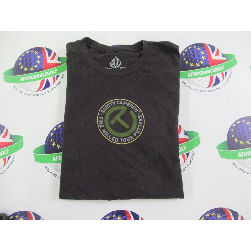 Titleist Scotty Cameron Circle T Tour Only Black T-Shirt UK Size Small
