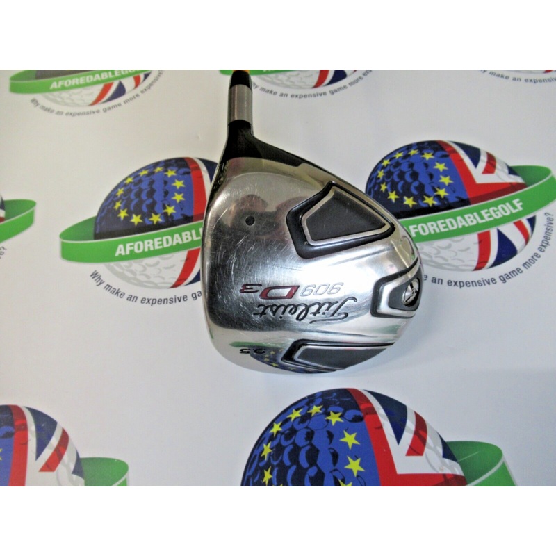 Used Titleist 909 D3 9.5 Degree Driver Proforce V2 76G Graphite Stiff Flex