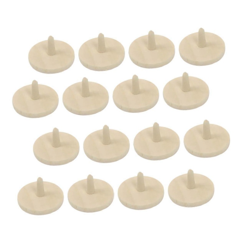 30 Pieces Golf Ball Position Markers Wood Practical Outdoor Golf Positioning Tools for Accurate Alignment and Easy Use