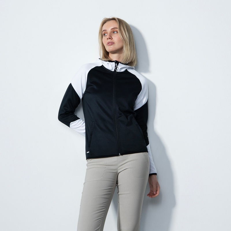 Daily Sports Ladies Colour Block Hooded Golf Jacket – Medium Only Left