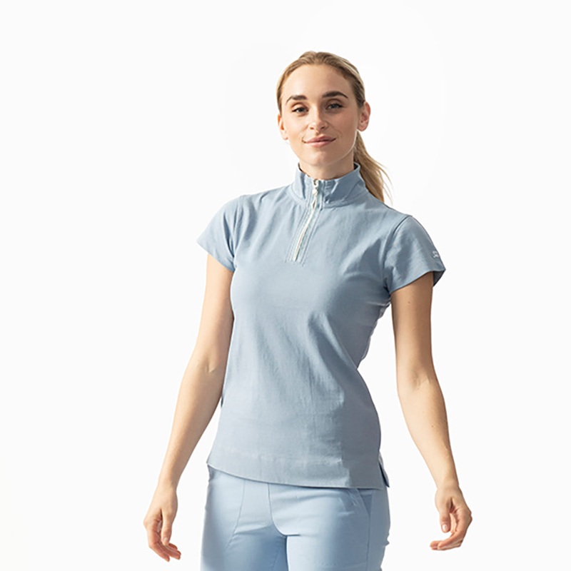 Daily Sports Ladies Staple Cotton Mix Cap Sleeve Polo – Small Only Left