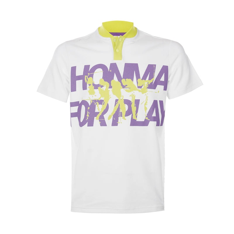 HONMA Hype Golf Men’s Polo (White)