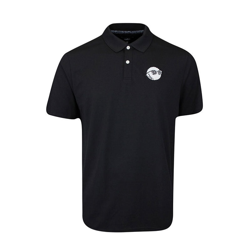 MALBON GOLF x Keith Haring Performance Pique Men’s Polo (Black)