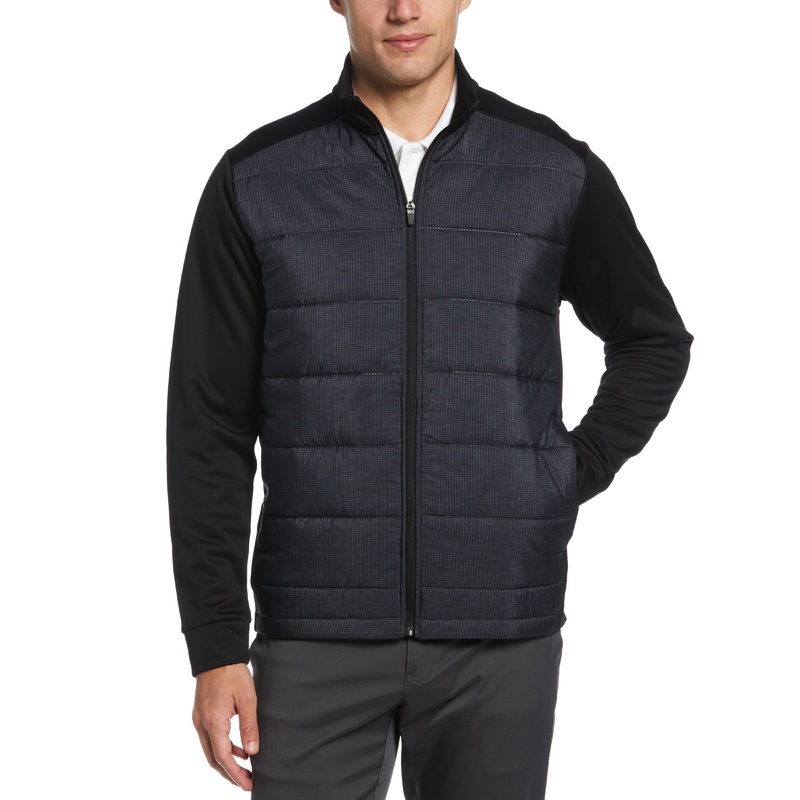 Men’s Ultrasonic Print Full Zip Golf Base Layer
