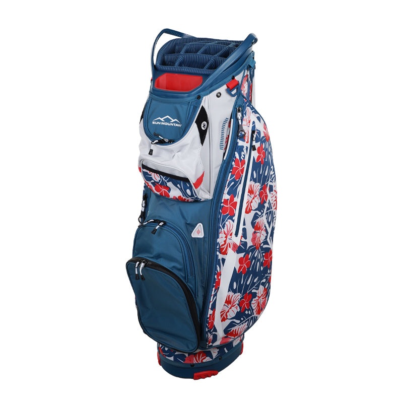 SUN MOUNTAIN 9 Maverick Cart Bag (Tropic/Midnight/White)