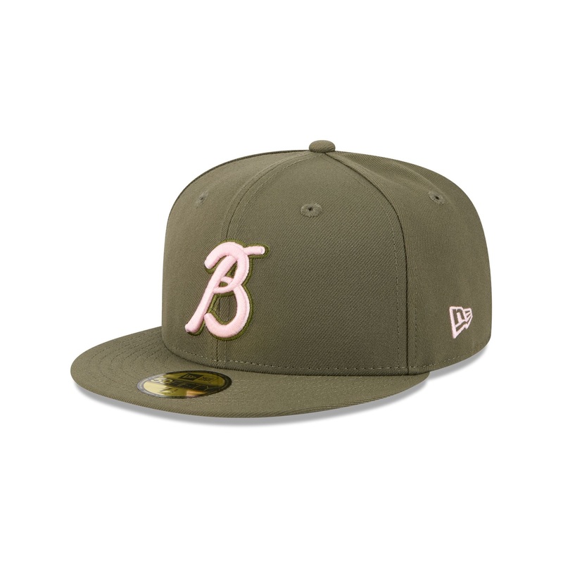 Bravos de Len Olive 59FIFTY Fitted Hat