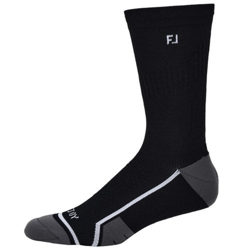 FootJoy Tech D.R.Y Crew Socks – Black