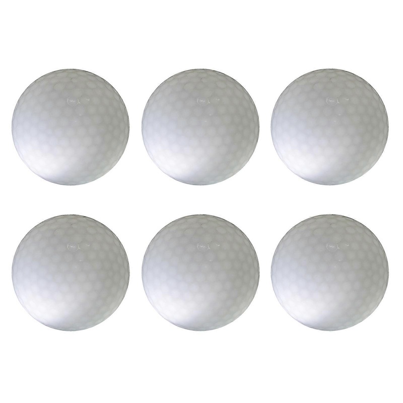Golf Night Glow Balls Brihgter Luminous Ball 6pcs White