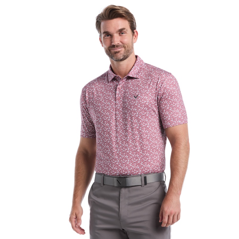 Men’s Polaroid Confetti Print Polo
