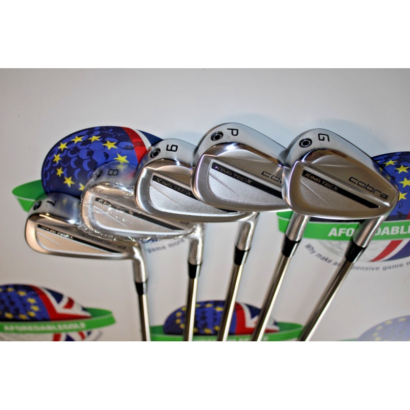 New Cobra King Tec X Forged half iron set 7-pw + gw Recoil ESX 460 F3 regular