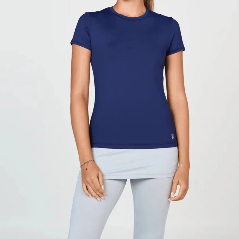 Sofibella S/S UV Top – Navy|XS|S|M|L|XL