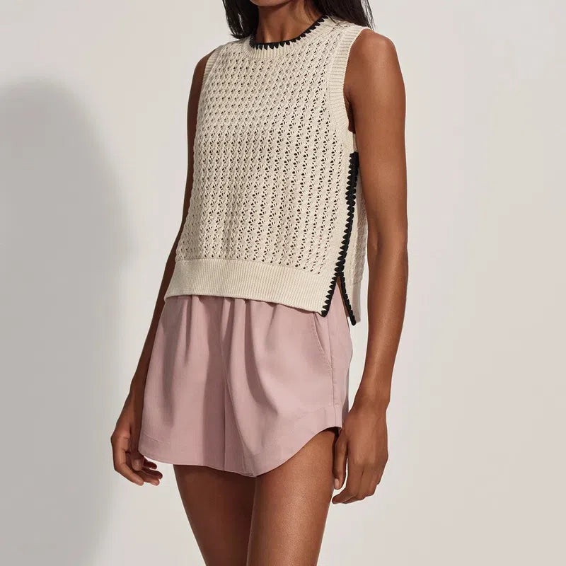 Varley Delaney Knit Vest – Birch