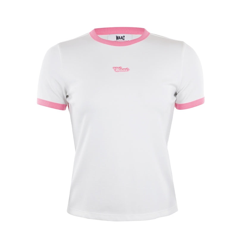 WAAC Korea Crew Women’s T-Shirt (White/Pink)