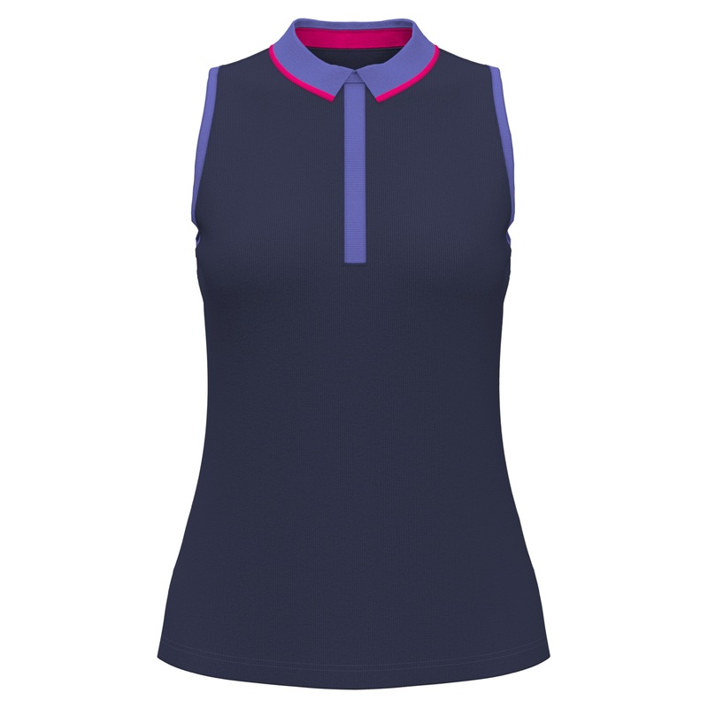 Women’s Color Block Golf Polo|Pink Peacock-ZZ|Pink Peacock-DS|Peacoat-DS|Peacoat-ZZ|Pink Peacock-BE|XS|S|M|L|XL|XXL