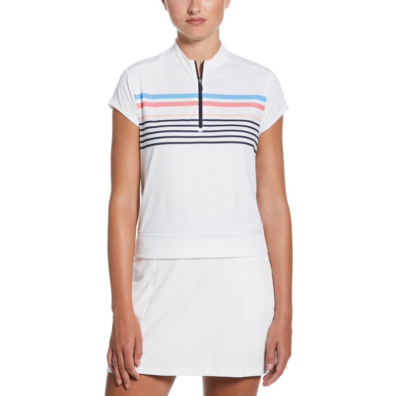 Women’s Stripe Ribbed Cap Top|White|XS|S|M|L|XL|XXL
