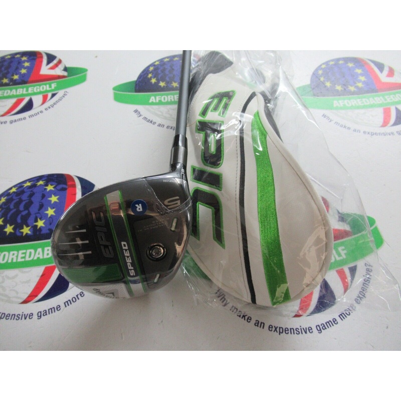 Callaway Left Hand Epic Speed 5 Fairway Wood Project X Hzrdus Smoke Green Im10 60G 5.5 Regular Flex