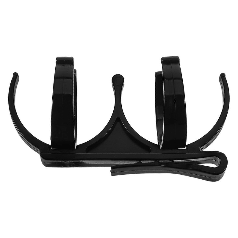 Foldable Rotating Dual Ball Holder Clip for Belt 2pcs Plastic Golf Ball Storage for Men and Women Golfers Accessories