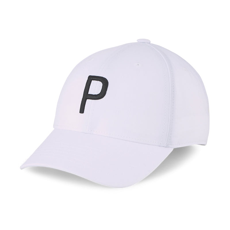PUMA Structured Men’s P Cap (White/Black)