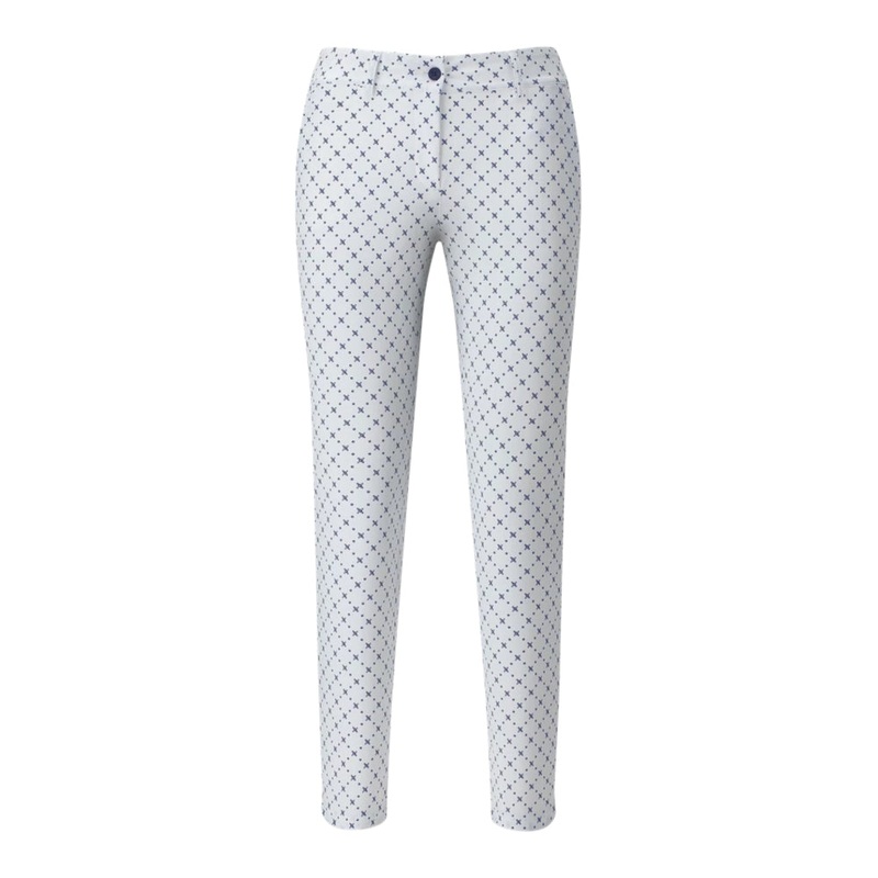 Women’s Spaziale Trousers|White/Blue|42|44